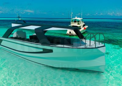 12 m GRP passenger vessel built by Samala Shipyard